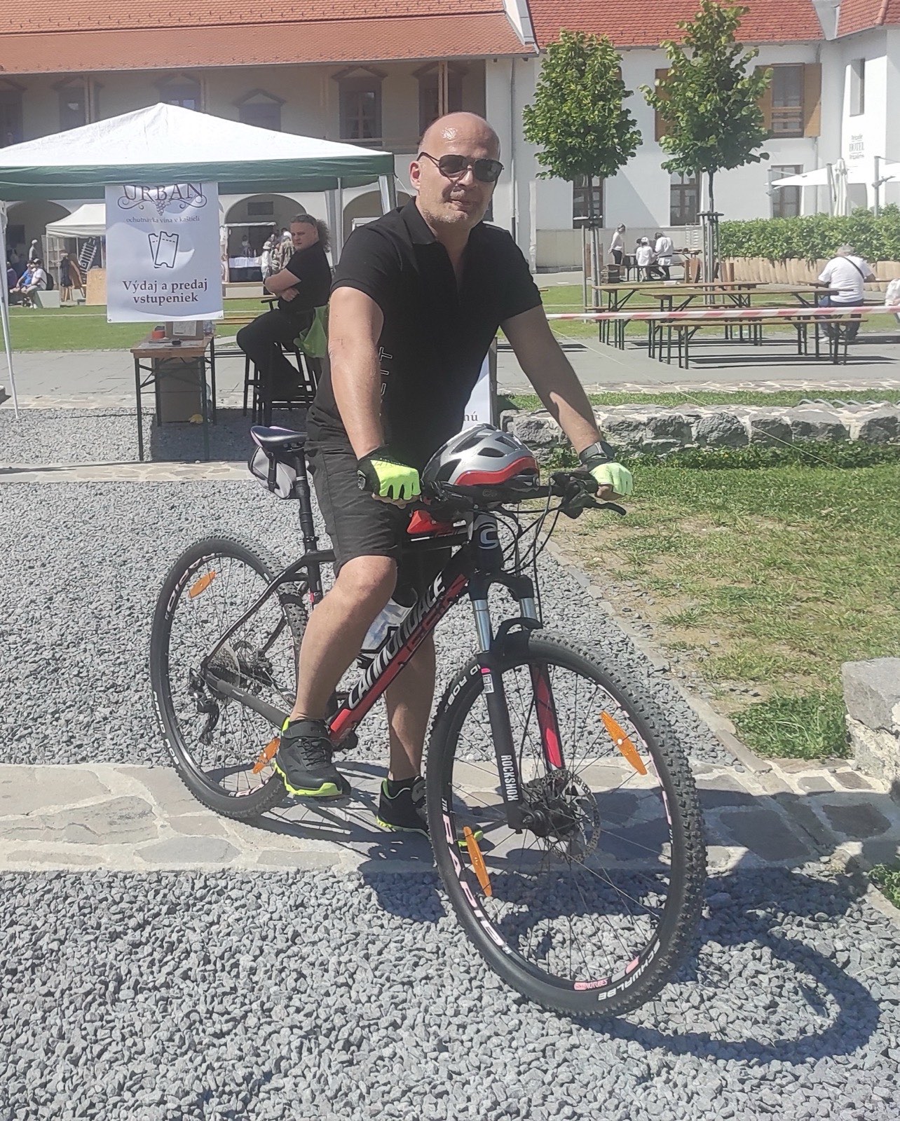 Ján Varga — na horskom bicykli